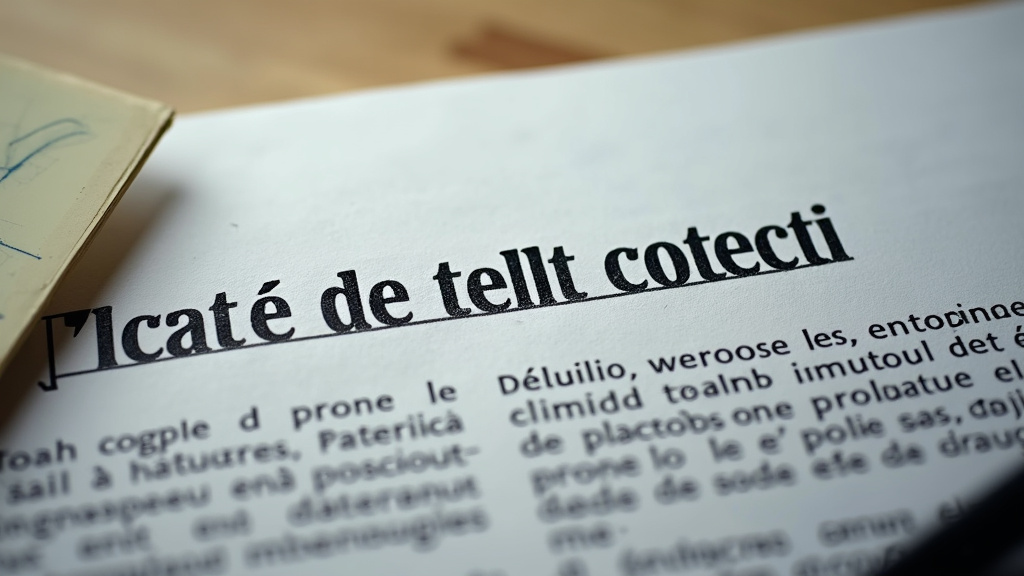 Personne lisant attentivement un document de solde de tout compte, l'air préoccupé
