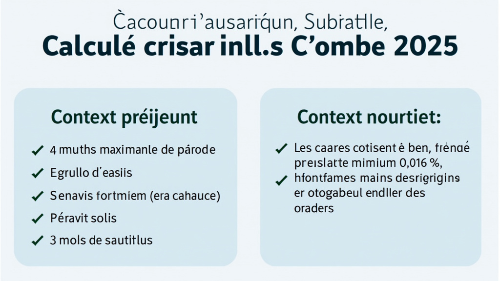 Cotisations sociales cadres 2025