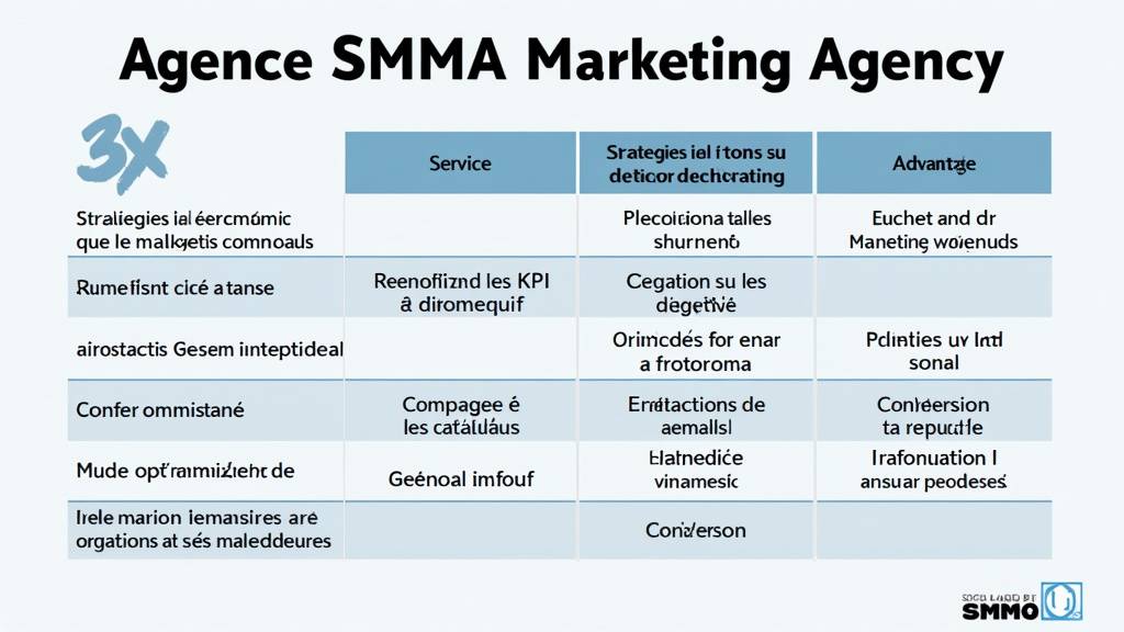 Création de contenu par une agence SMMA professionnelle