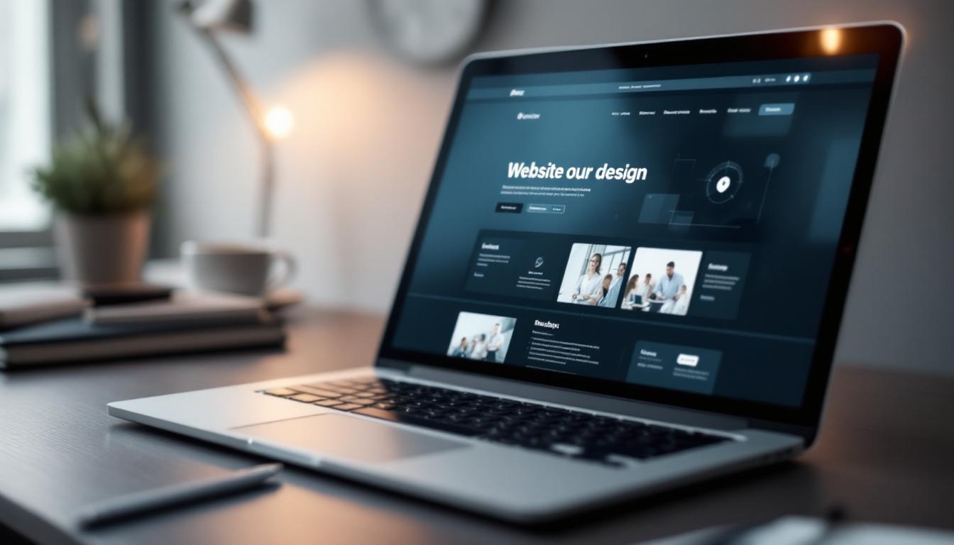 Processus de création de site web chez DualMedia avec maquettes et développement