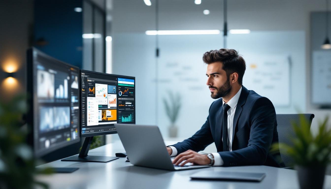 Jérôme Rudel consultant SEO travaillant sur une stratégie de référencement