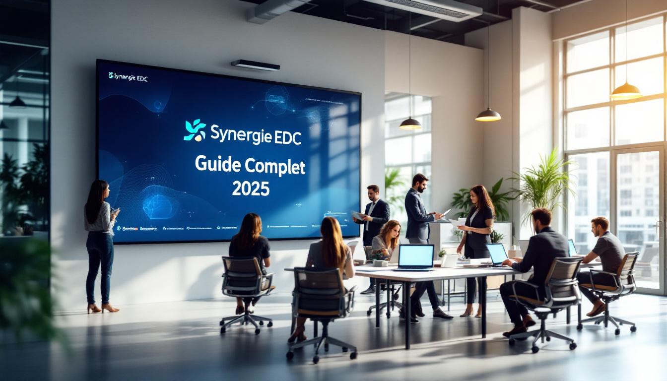 Illustration conceptuelle de Synergie EDC - protection automobile et bien-être en entreprise