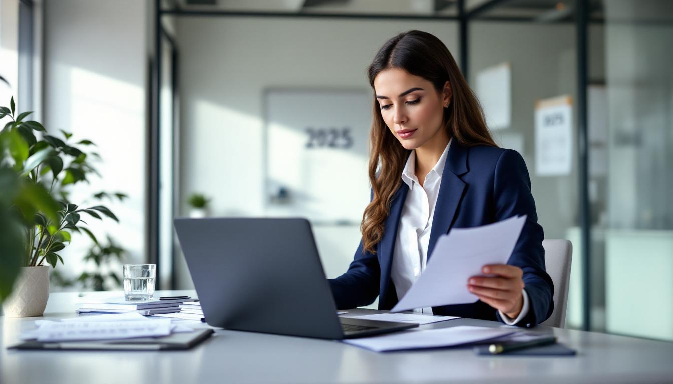Personne recevant un document de fin de contrat, symbolisant le solde de tout compte