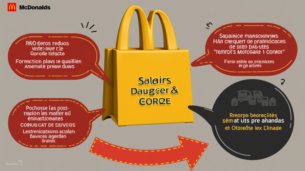 Manager McDonald's en réunion de direction