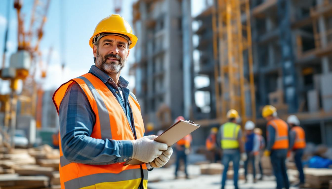 Organisation d'un chantier BTP avec coordination des équipes